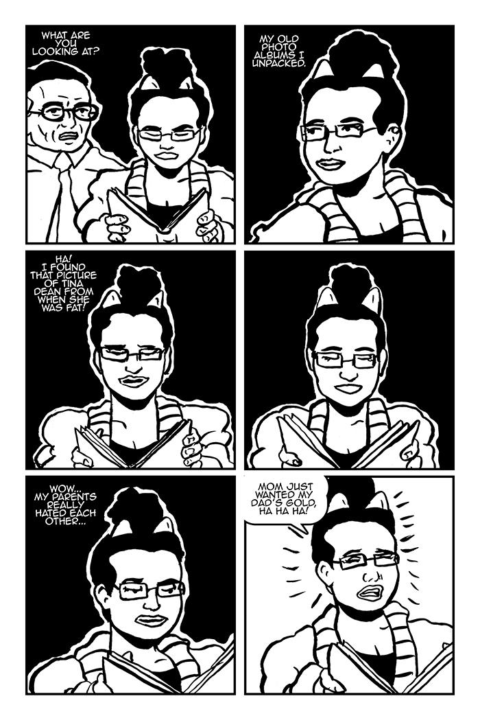 McSchluberson - Episode 9, Page 1: The Book of Cassie: Parents